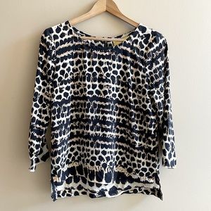 Anthropology Maeve pattern blouse SIZE M